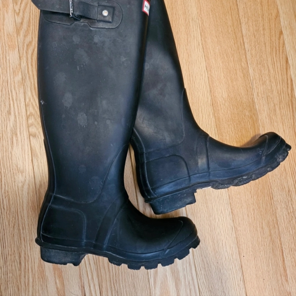 HUNTER Boots in black color